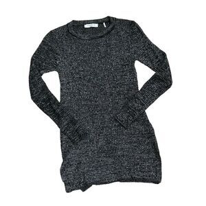 Sandro Sweater Pullover Crew Neck Wool Blend Gray Women’s Size XXS